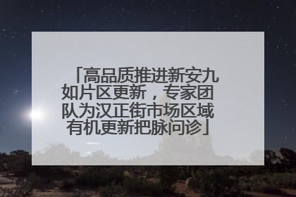 高品质推进新安九如片区更新，专家团队为汉正街市场区域有机更新把脉问诊